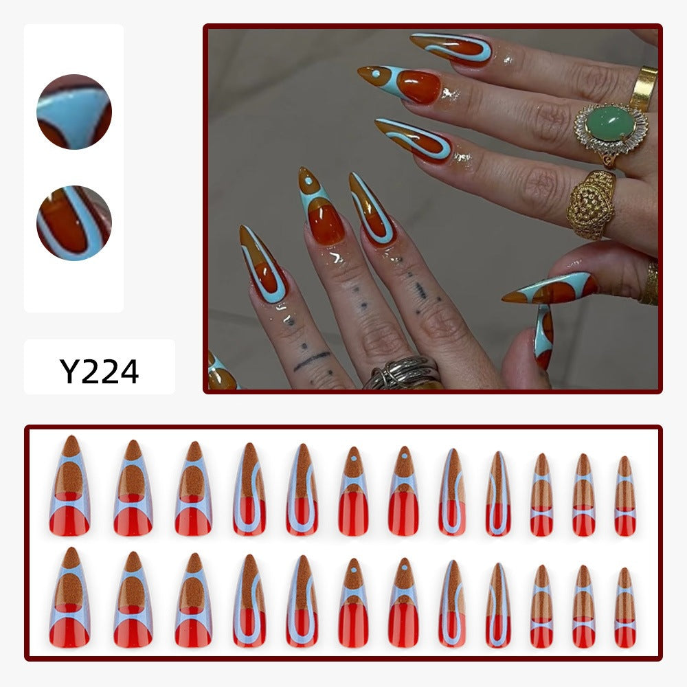 Creative Nail Tips with Geometric Patterns Bowlift