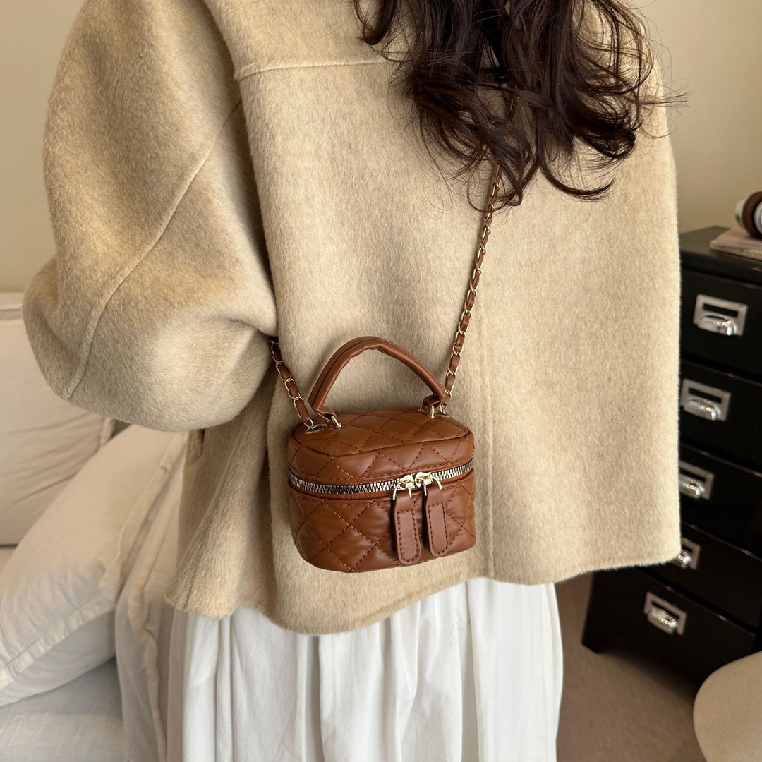 Quilted Mini Crossbody Bag Bowlift