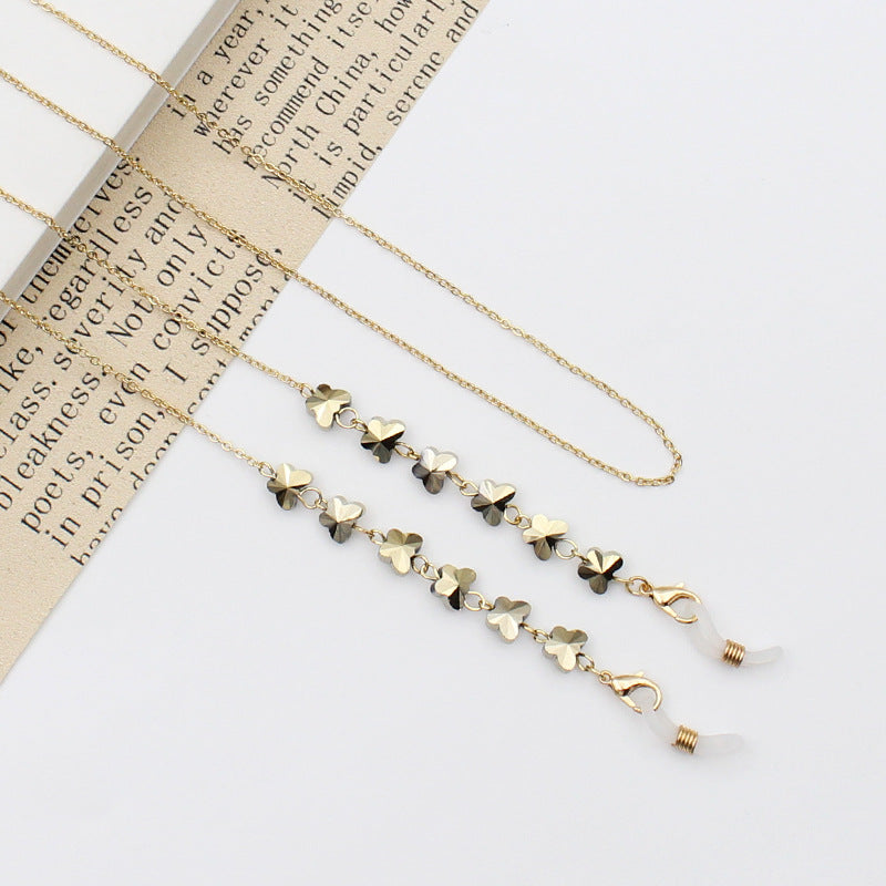 Floral Eyewear Chain Holder Bowlift