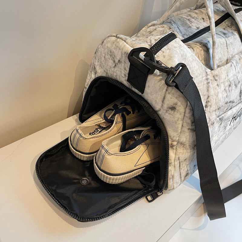 Durable Multi-Compartment Travel Duffle Bag