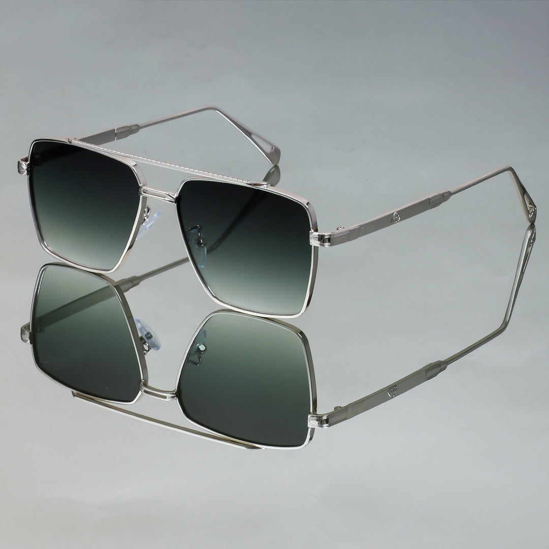 Women's oversized sunglasses with elegant metal frame Bowlift