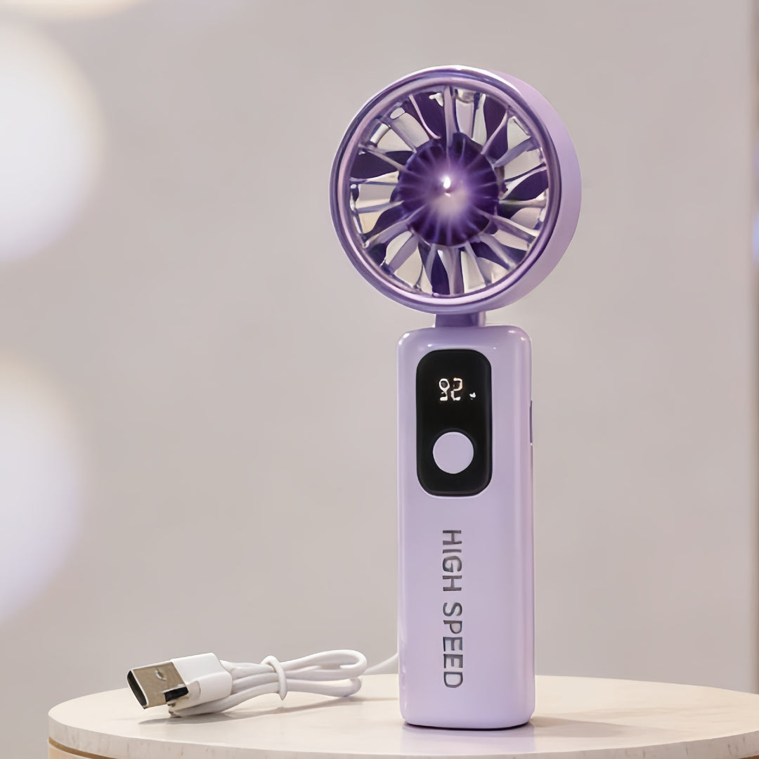 Women's Portable High-Speed Handheld Fan Bowlift