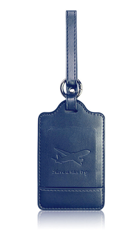 Premium PU Leather Travel Luggage Tag Bowlift