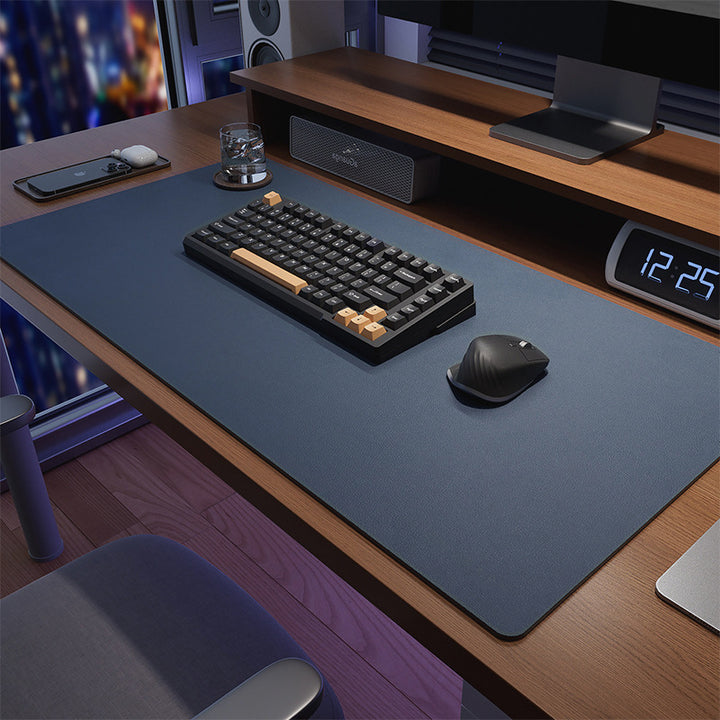 Extra-Large Leatherette Desk Mat and Extended Mouse Pad Bowlift