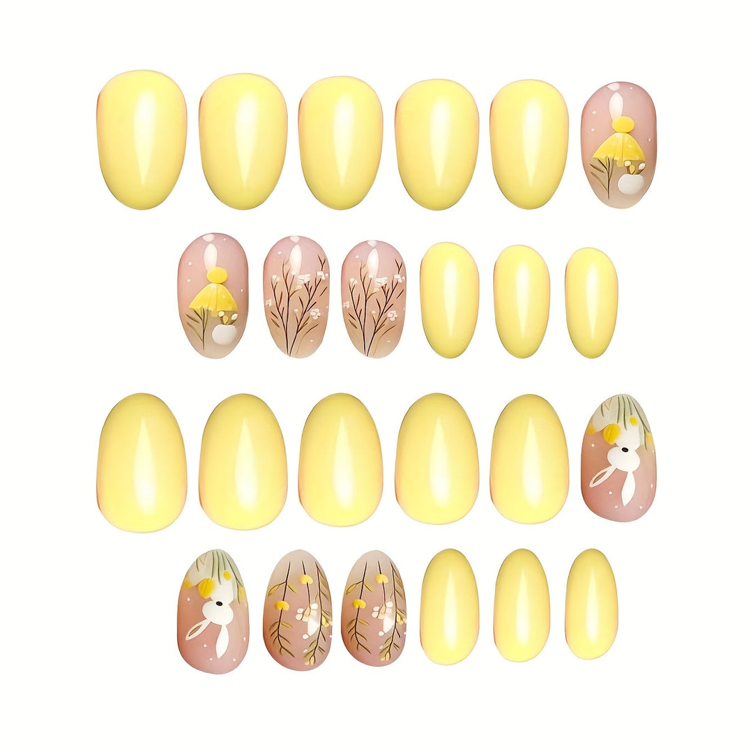 Seasonal Themed Press-On Nail Art Bowlift
