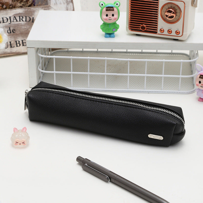 Sleek Leather Pencil Case Bowlift