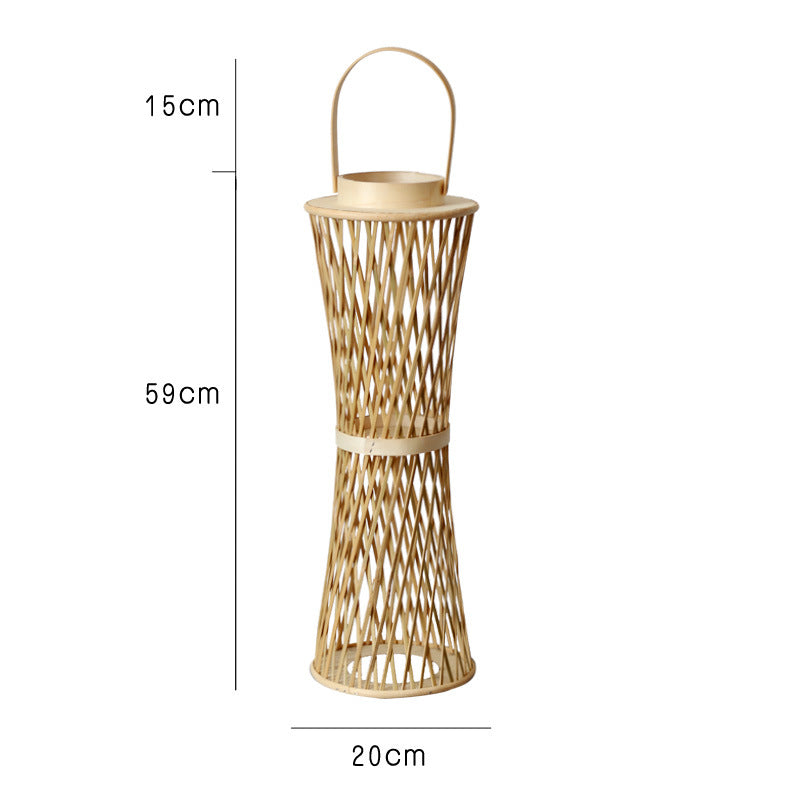 Elegant Lantern made of Rattan Bowlift