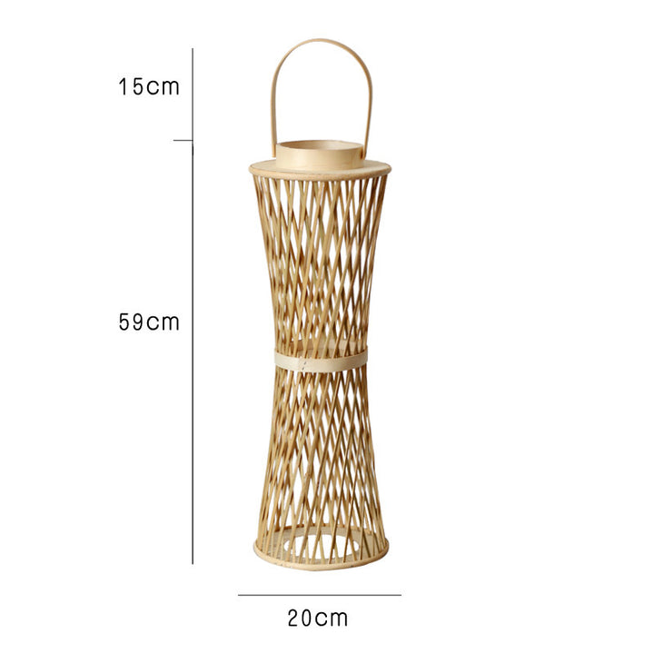 Elegant Lantern made of Rattan Bowlift