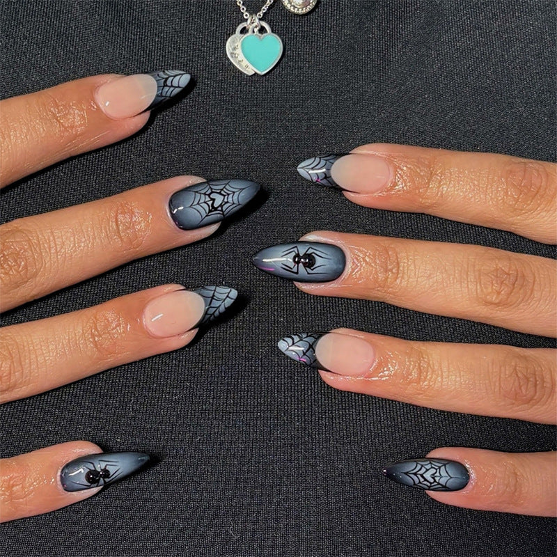 Spider-Themed Press-On Nail Set Bowlift