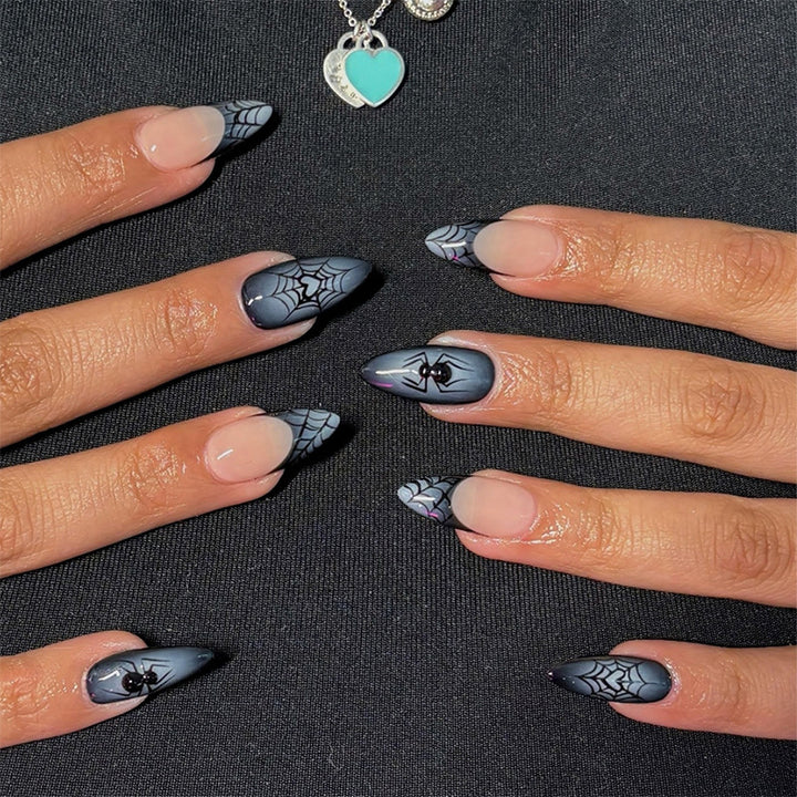 Spider-Themed Press-On Nail Set Bowlift