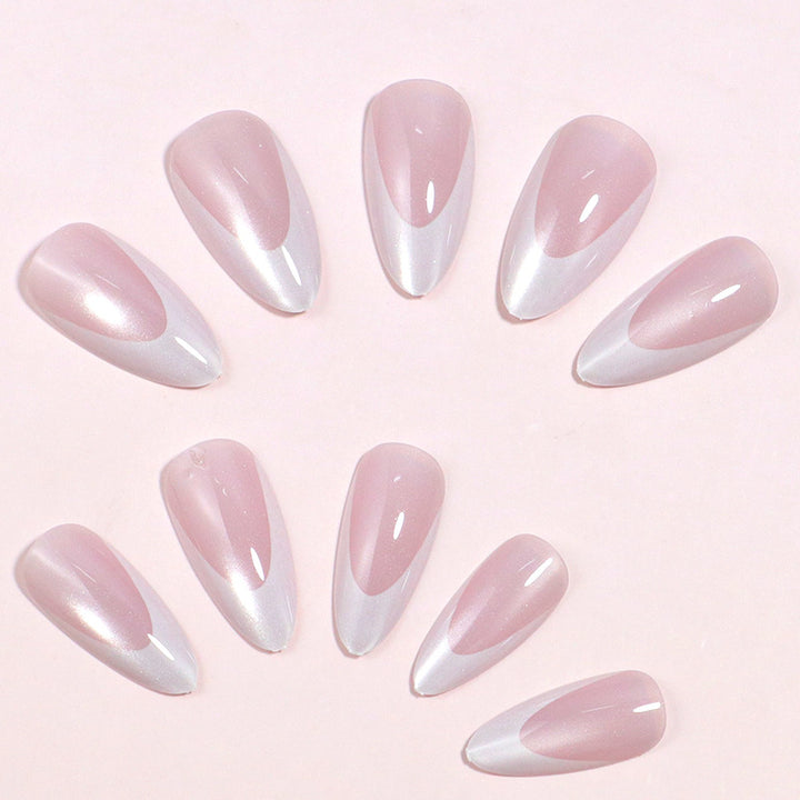 Luxurious Gradient Press-On Nails Bowlift