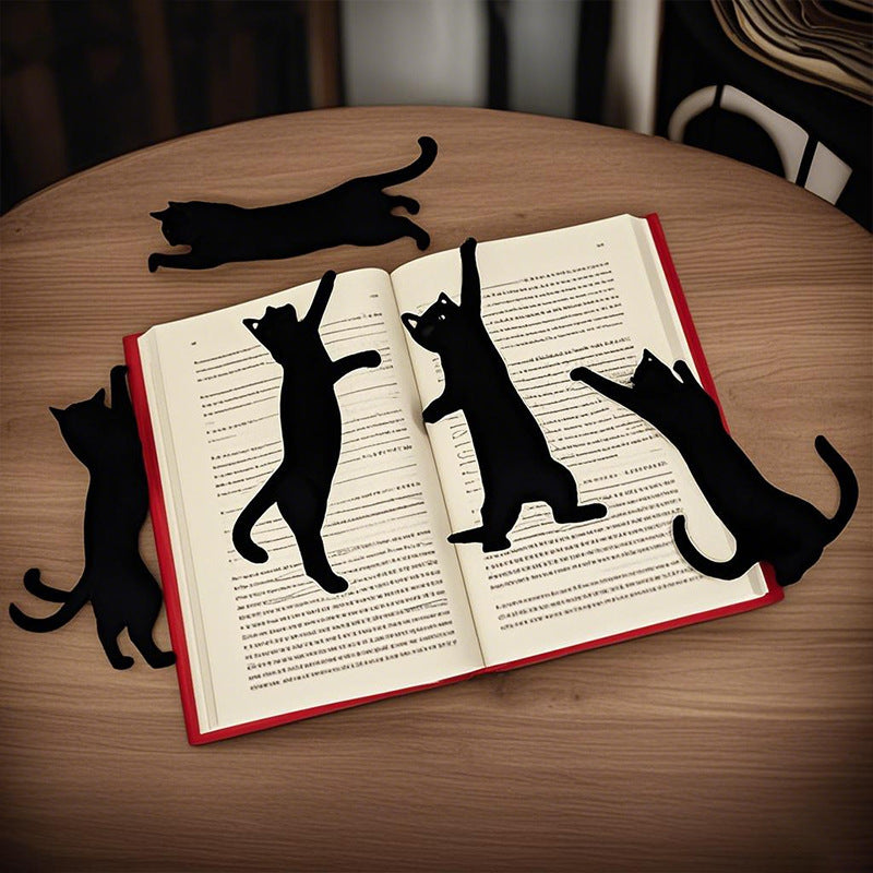 Cat-Themed Decorative Bookends