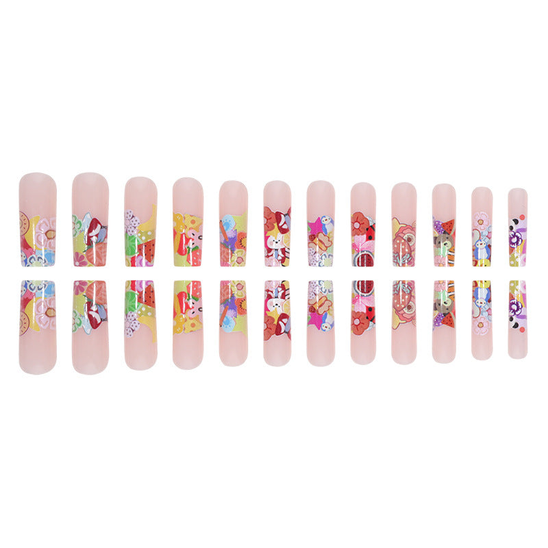 Artistic Floral Themed Nail Art Extensions Bowlift
