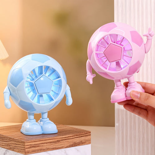 Ladies table fan in unique football design Bowlift