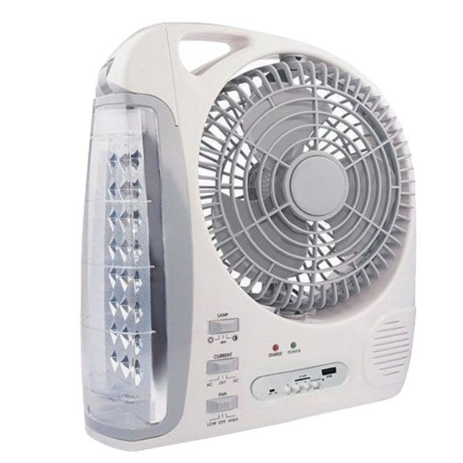 Women's Portable Fan with LED Lamp and USB Connection Bowlift