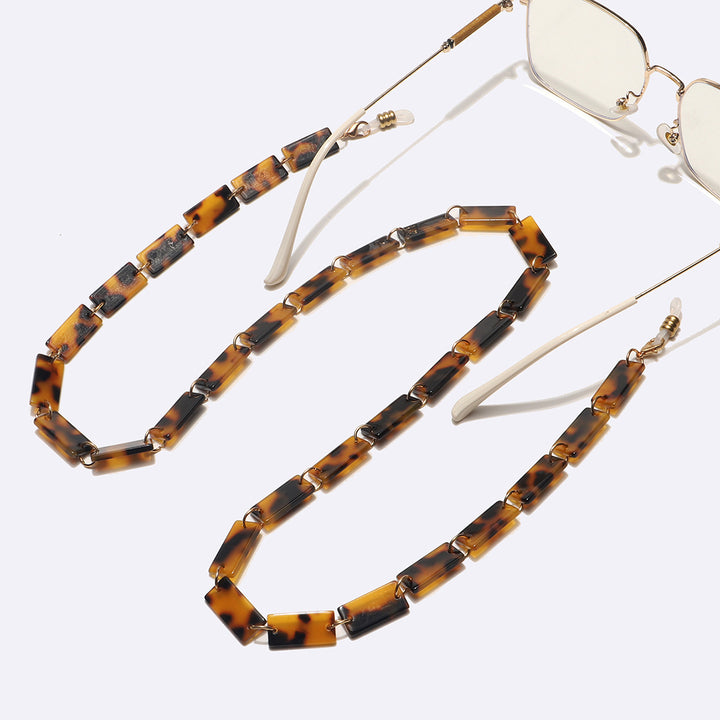 Geometric Eyewear Chain Bowlift