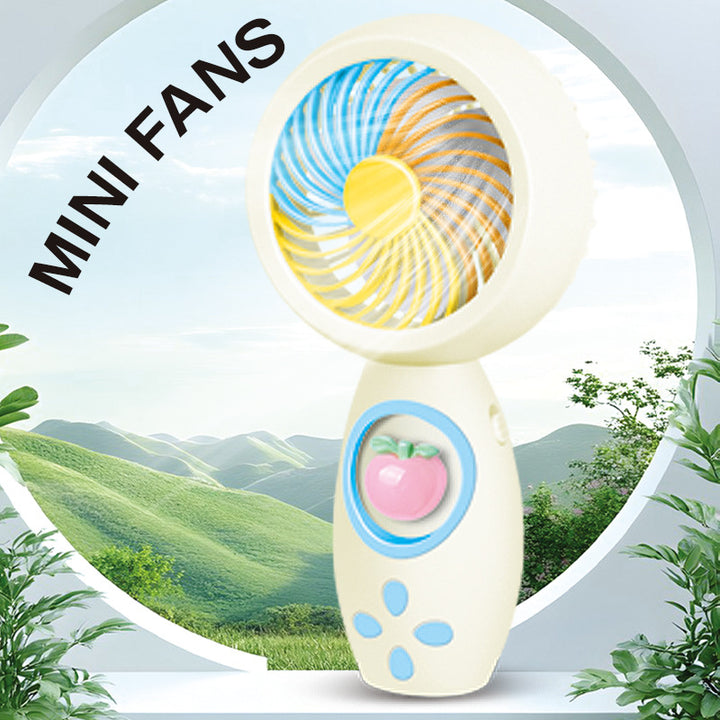 Unisex Portable Hand Fan with Playful Animal Design Bowlift