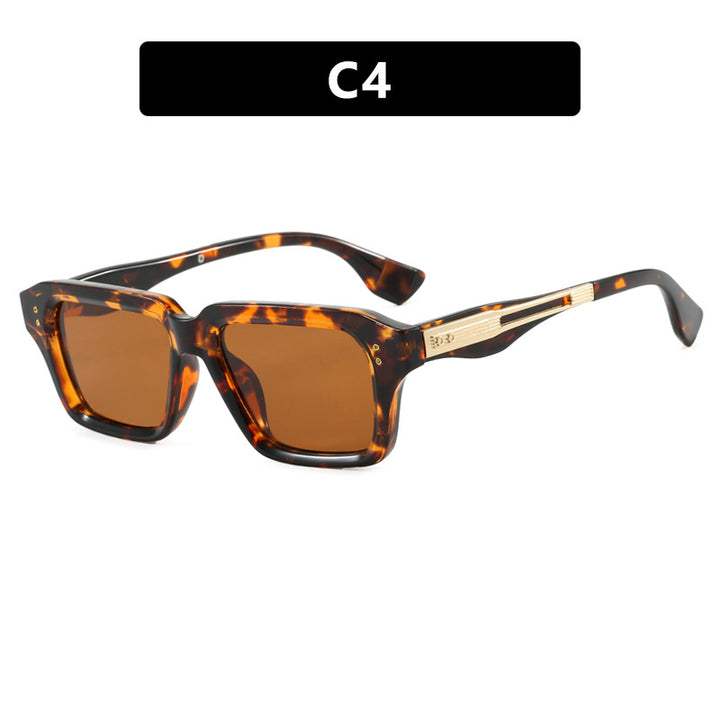 Women's stylish square sunglasses with luxurious tortoiseshell pattern and durable frame Bowlift