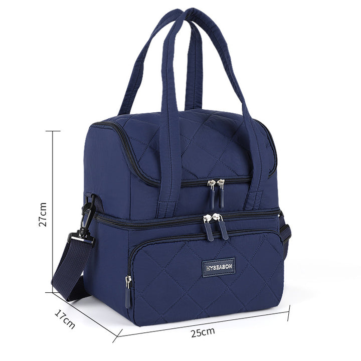 Quilted Insulated Lunch Carrier Bowlift