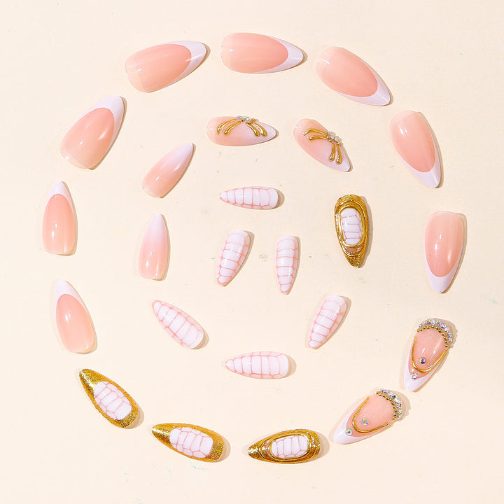 Elegant Decorative Gel Nail Art Set Bowlift