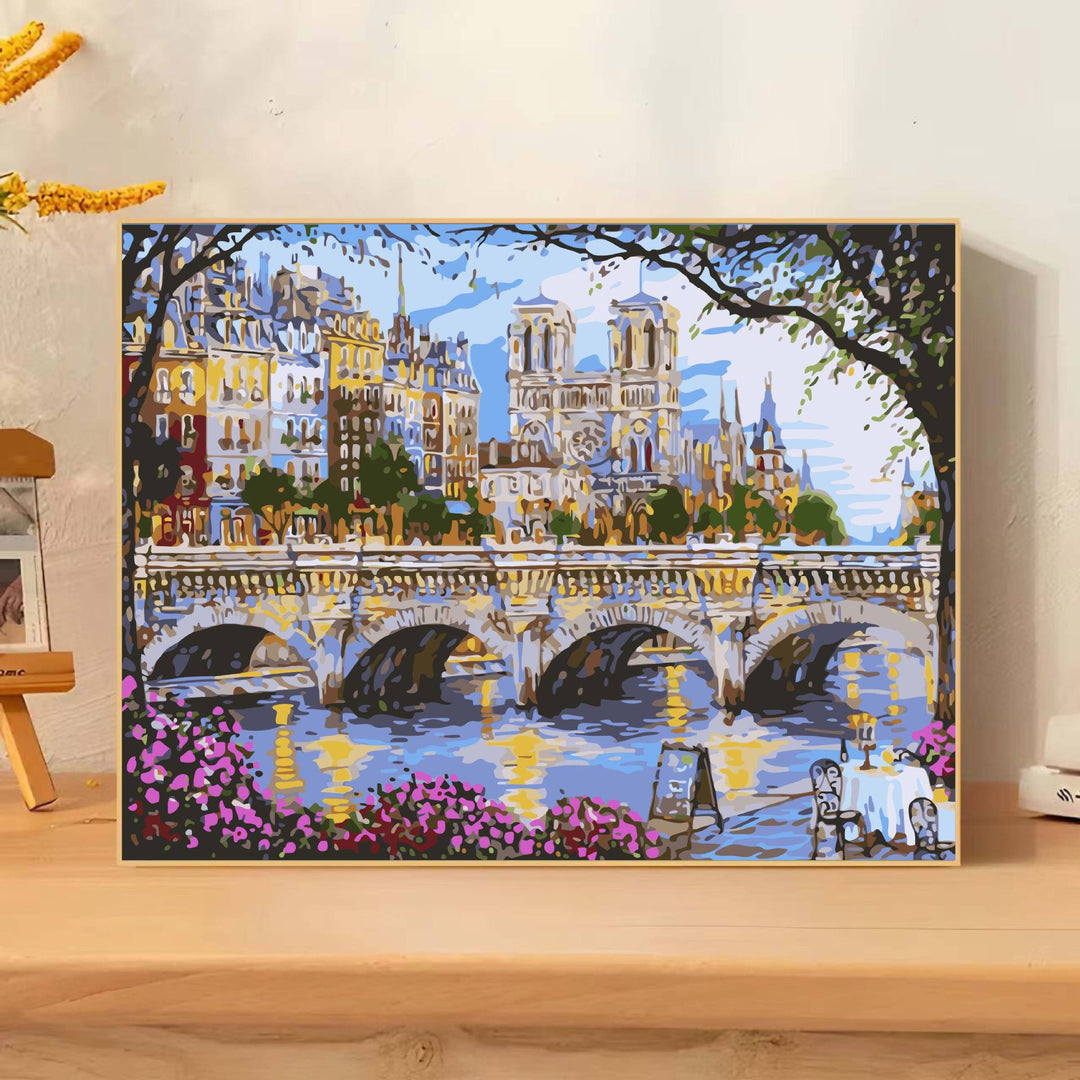 Scenic Landscape Art Canvas Print Bowlift