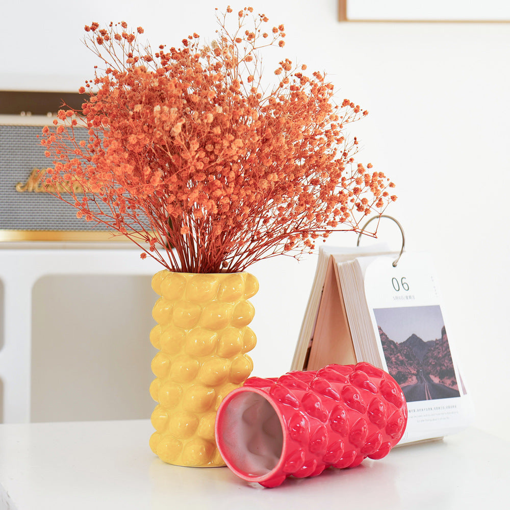 Textured Ceramic Vase