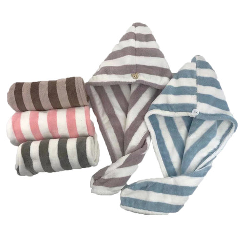 High-Quality Terry Bath Towel With Stylish Stripe Pattern Bowlift