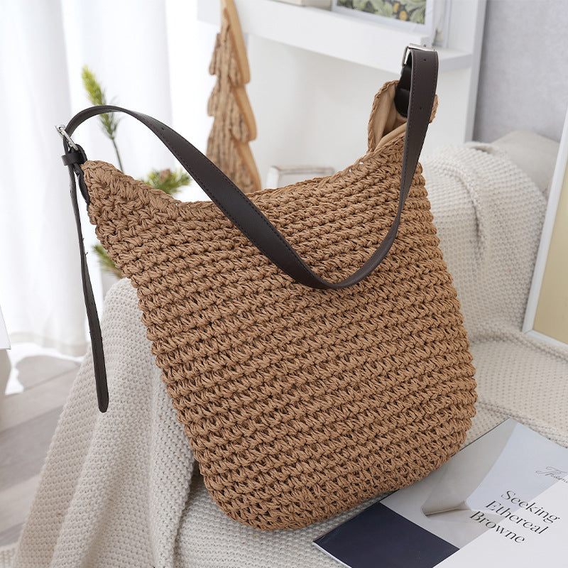 Handmade Shoulder Bag Made of Natural Material Bowlift