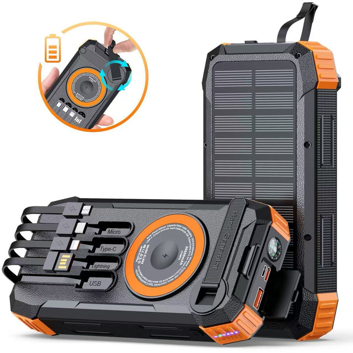 Solar Powerbank with Multifunctional Charger Bowlift
