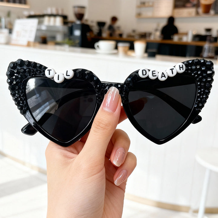 Statement Heart-Frame Sunglasses Bowlift