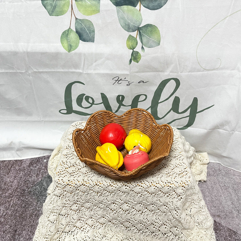 Women Decorative Fruit-and-Snack Basket Bowlift