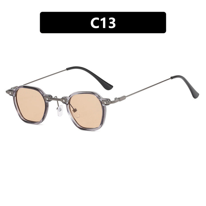 Women's fashionable sunglasses in elegant design with hexagonal frame Bowlift