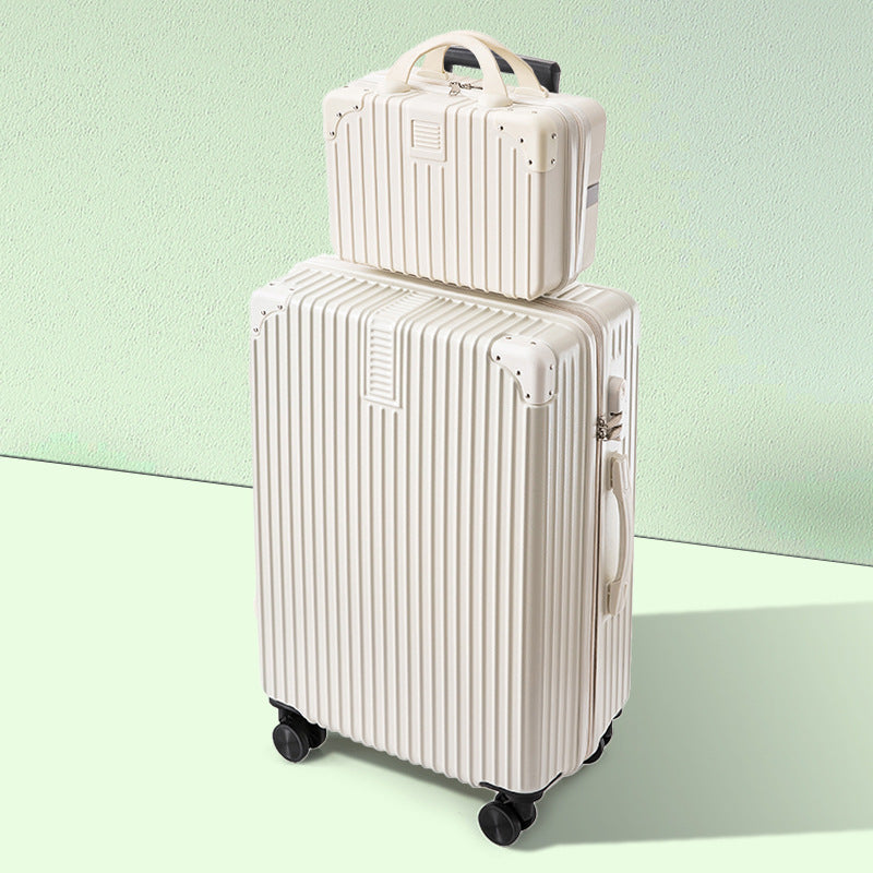 Unisex Multi-Functional Spinner Luggage Set with Hard-Shell Construction Bowlift