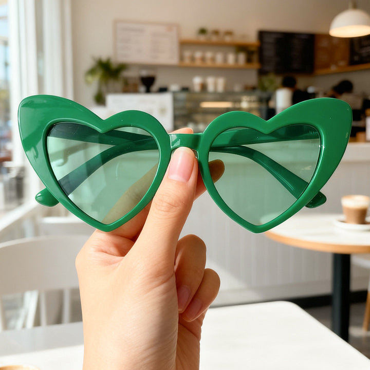 Vintage Heart-Frame Sunglasses Bowlift