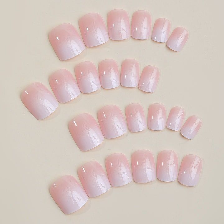 Artificial nail set with elegant natural finish Bowlift