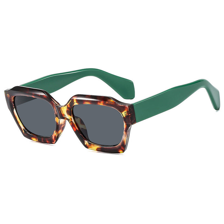 Women's trendy geometric sunglasses with unique design Bowlift