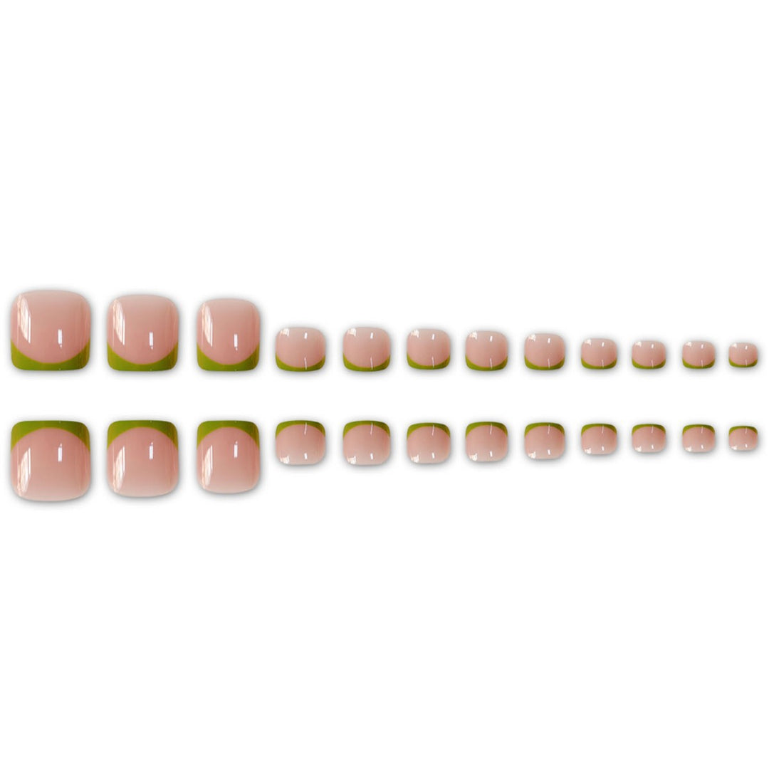 Premium French Tip Pedicure Bowlift