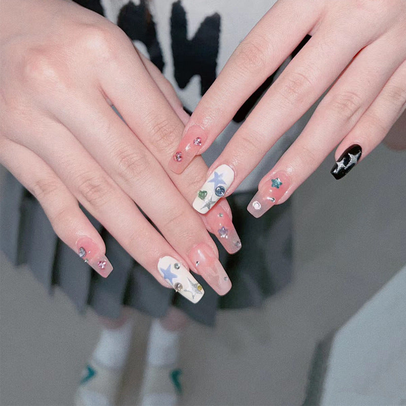 Decorative Press-On Nail Art Set Bowlift