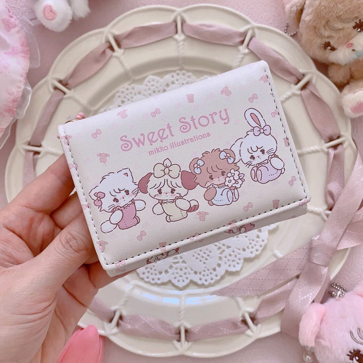 Cute Cartoon-Themed Mini Wallet Bowlift