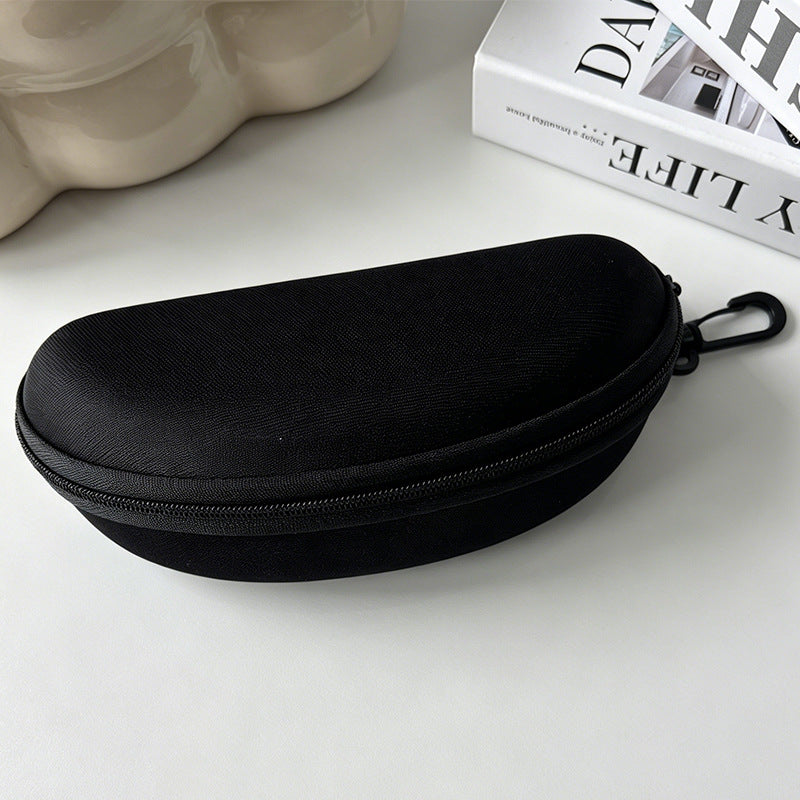 Protective Semi-Rigid Zippered Sunglasses Case with Carabiner Bowlift