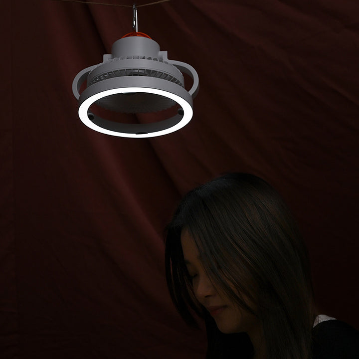 Unisex rechargeable table fan with foldable stand, adjustable angle, and silent DC motor Bowlift