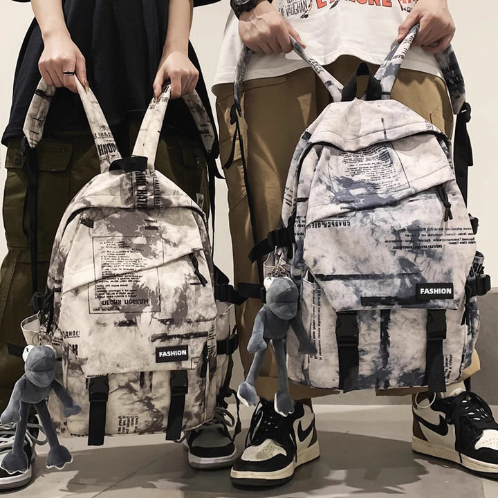 Urban Graphic Print Backpack Bowlift
