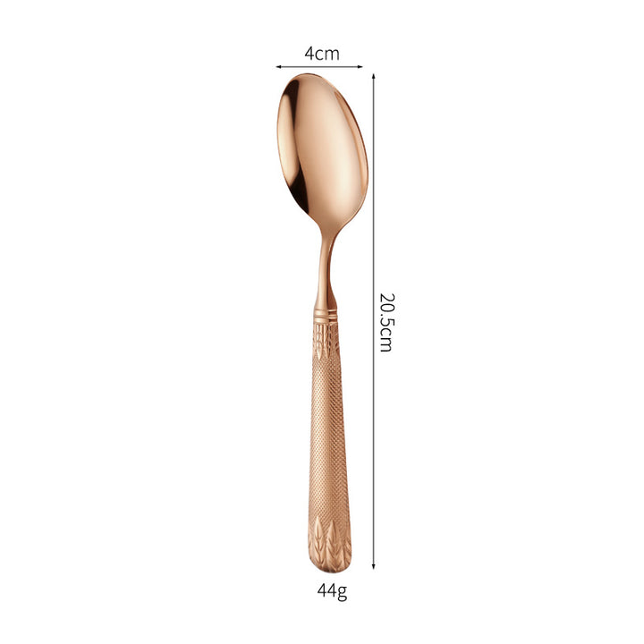 Elegant teaspoon with artistic handle design Bowlift
