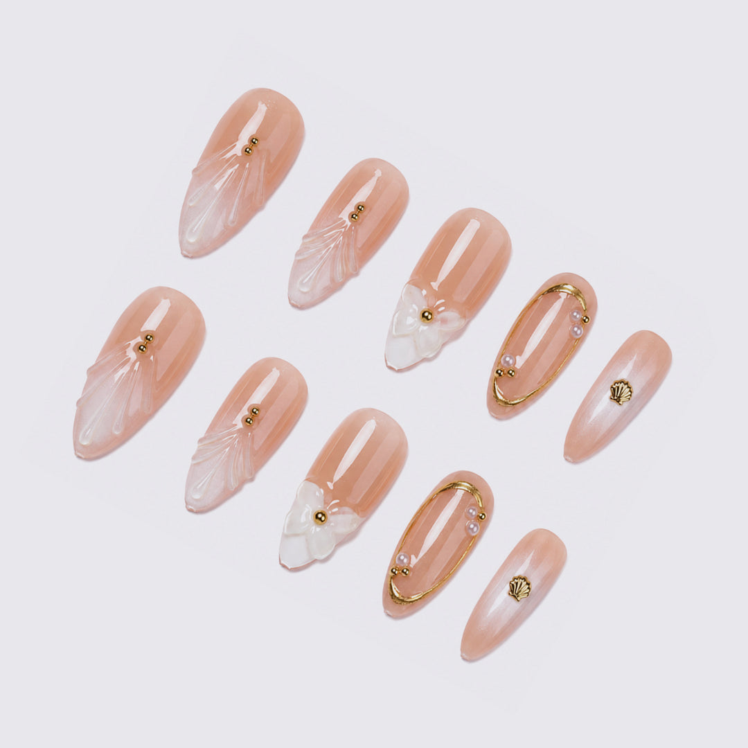 Decorative Premium Press-On Nail Art Set Bowlift 1788495927