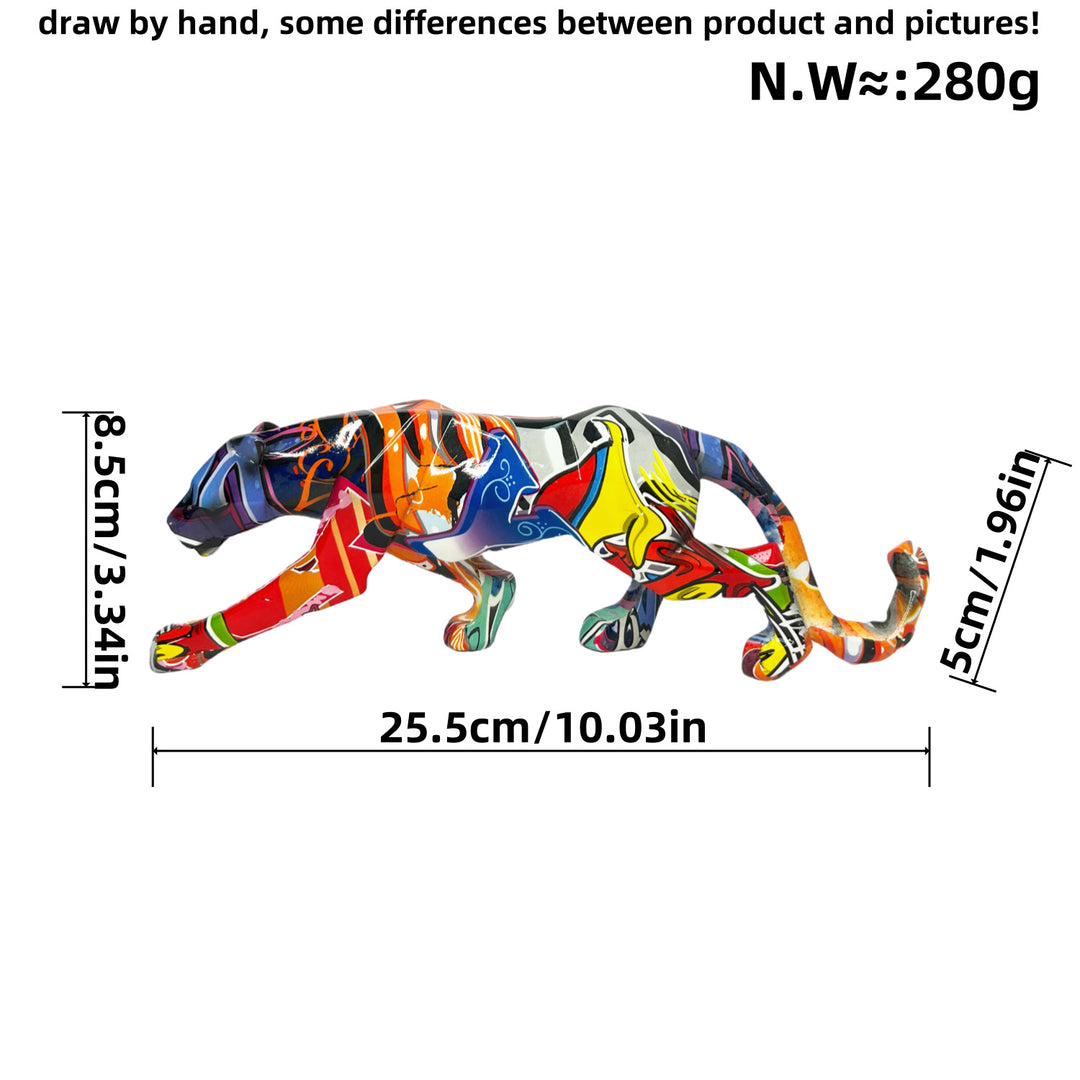 Decorative Panther Sculpture Bowlift
