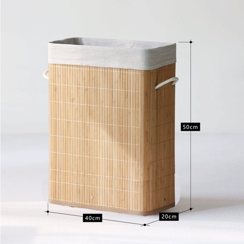 Stylish laundry container with practical lid and carrying handles Bowlift