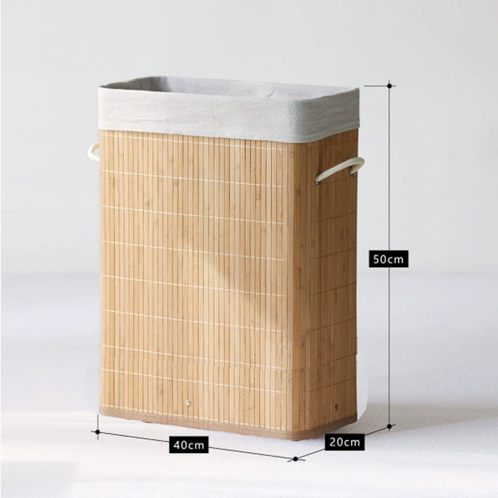 Stylish laundry container with practical lid and carrying handles Bowlift