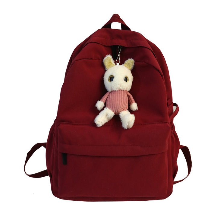 Adorable Plush School Backpack Bowlift