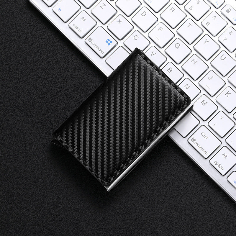 Premium Leather Business Card Holder Bowlift