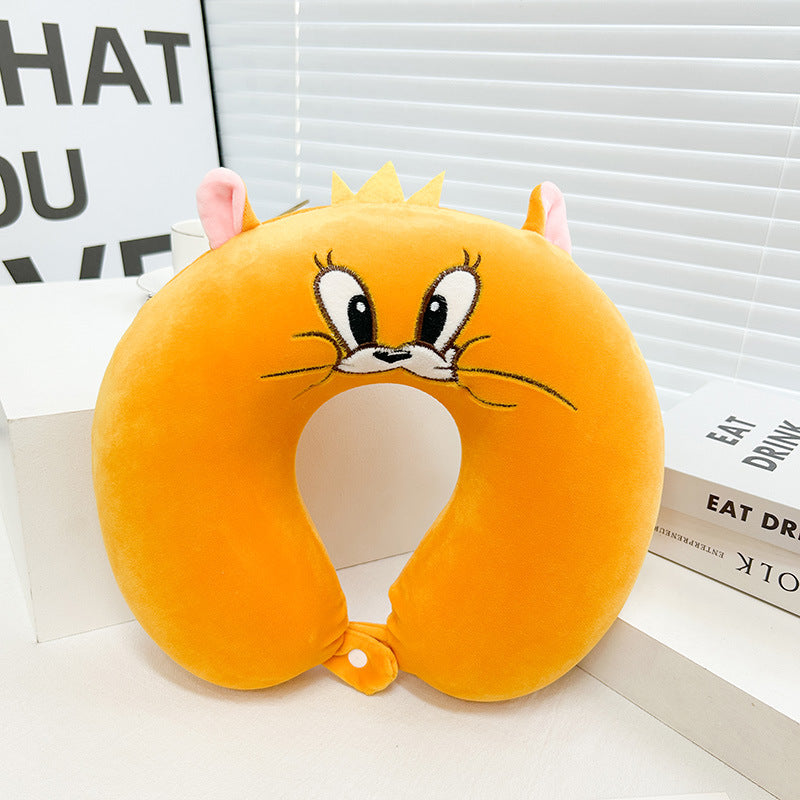Women's Neck Support Pillow with Playful Design Bowlift